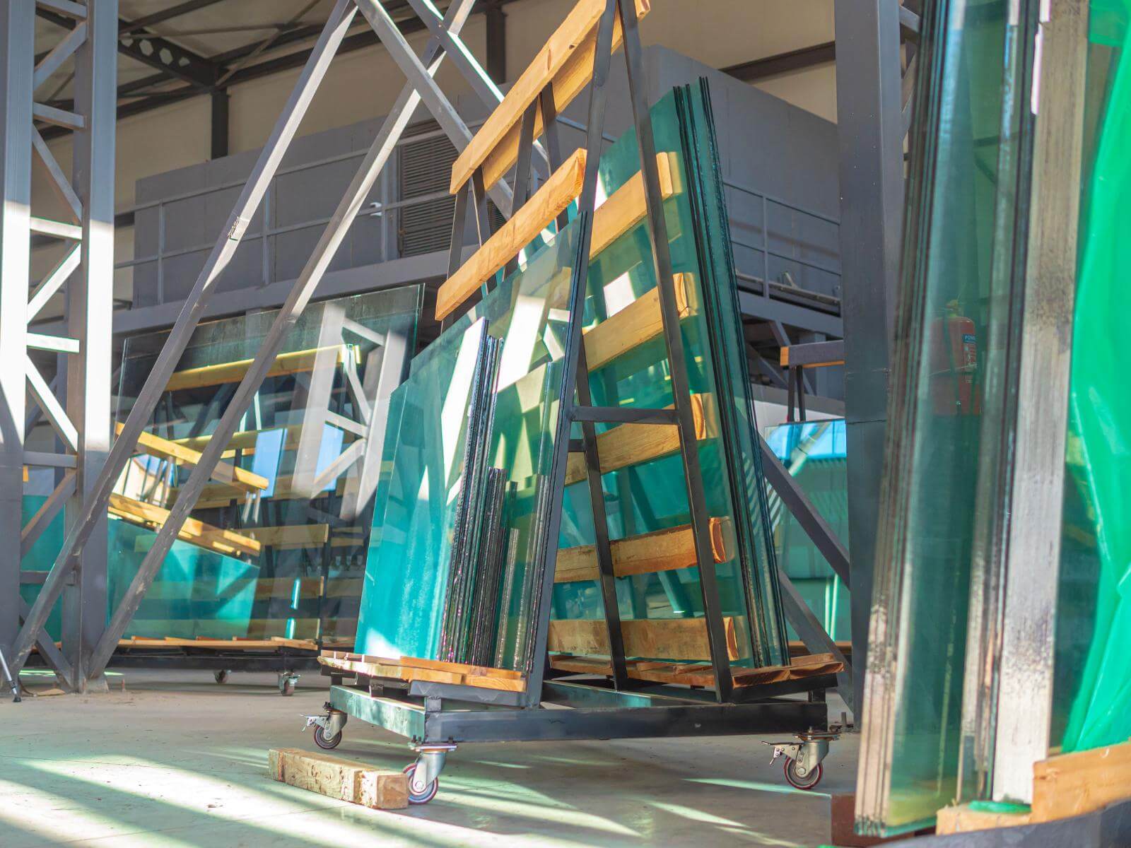 Fire rated glass partitions